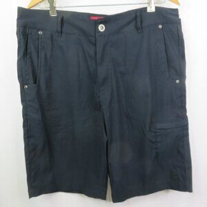 Browning Shorts Size 36 x 9 Performance Stretch Hybrid Tailored Navy Blue
